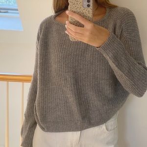 Grey brandy Melville sweater